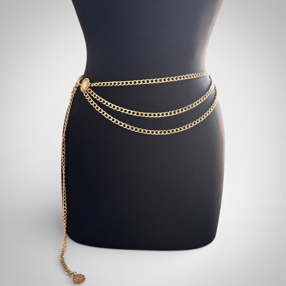 Multi-layer Metal Link Chain Belt - Picture 5 of 5